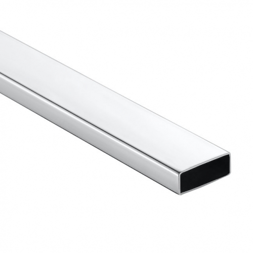 50x25x1.5mm Stainless steel Rectangular tube, Grade 316L Hairline