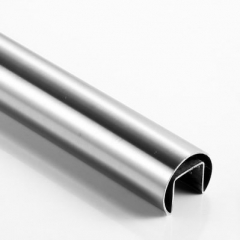 Stainless 316L Φ42.4x1.5mm Top Railing tube Satin