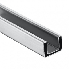 Stainless 316L 40x30x1.5mm Top Rail Hairline