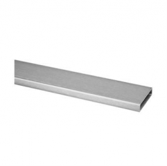 50x25x1.5mm Stainless steel Rectangular tube, Grade 316L Hairline