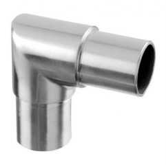 Ø42.4x2.0 mm Handrail Tube Elbow 90° Grade 304 Satin