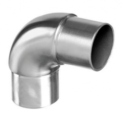 Ø42.4x2.0 mm Handrail Tube Elbow 90° Grade 304 Satin