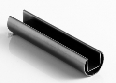 Stainless 304 42.4x1.5mm Top Rail Black