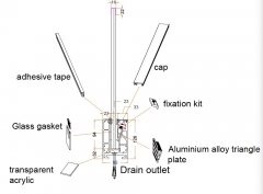 Aluminum Base for handrail